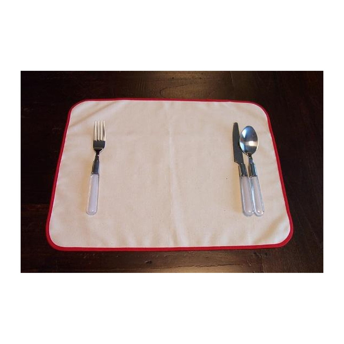 Placemat van stof met eigen ontwerp