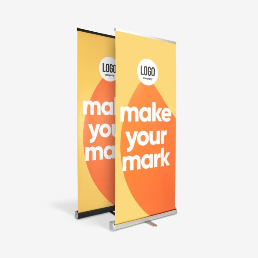 Roll-up banner premium, complete set