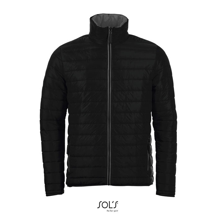 Heren jack, licht gevoerd en getailleerd, zwart