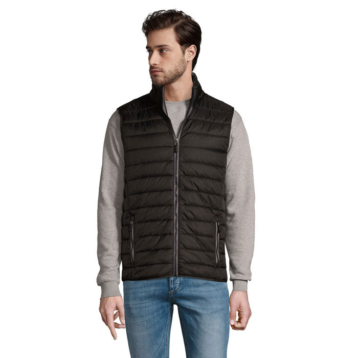 Heren bodywarmer, lichtgewicht, zwart