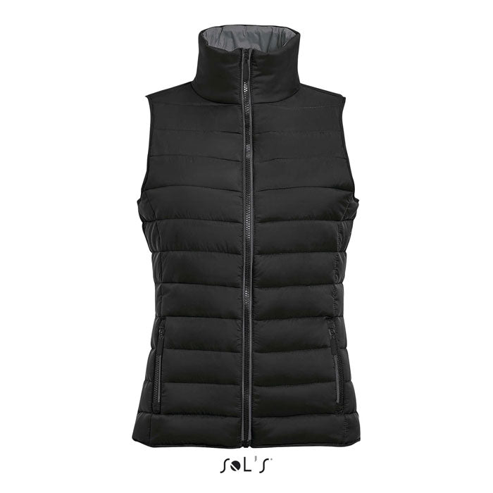 Dames bodywarmer, lichtgewicht, zwart