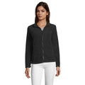 Dames fleecejack, 220 g/m2, zwart