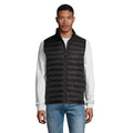 Heren donsbodywarmer, lichtgewicht, zwart