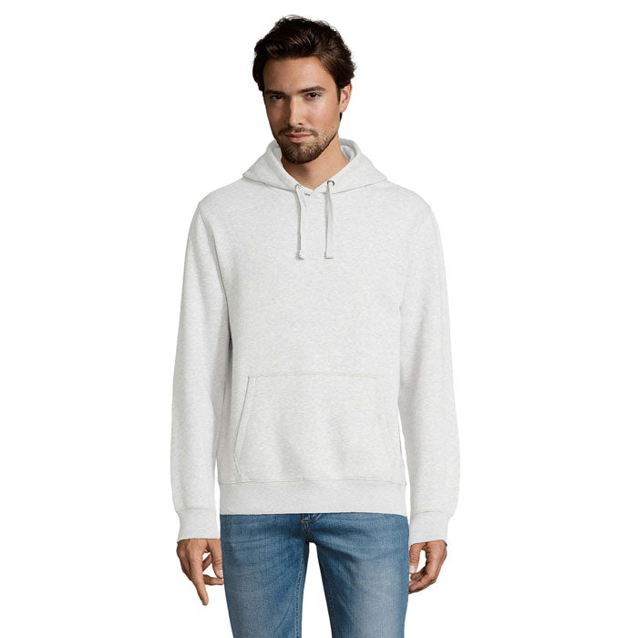 Hoodie met buidelzak, 280 g/m2, asgrijs