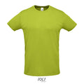 Uniseks sportshirt, polyester pique, apple green