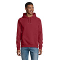 Uniseks hoodie, organisch katoen 280 g/m2, burgundy