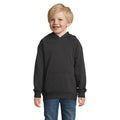 Kinder hoodie, organisch katoen, zwart