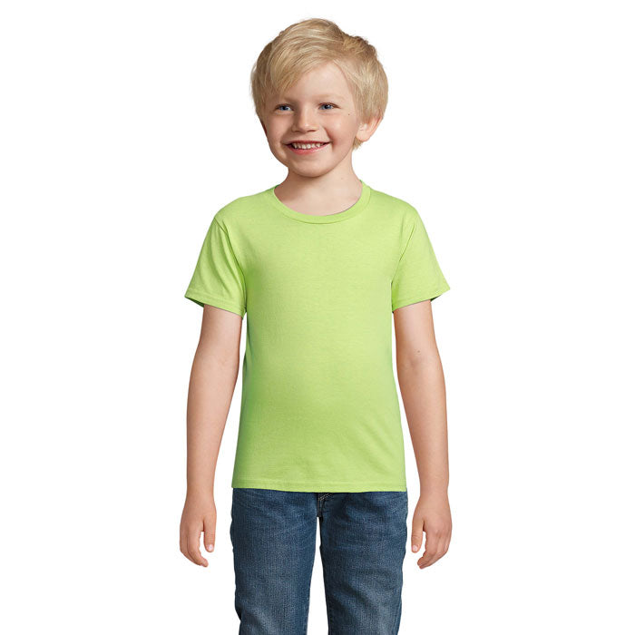 Kinder T-shirt, organisch katoen 175 g/m2, apple green