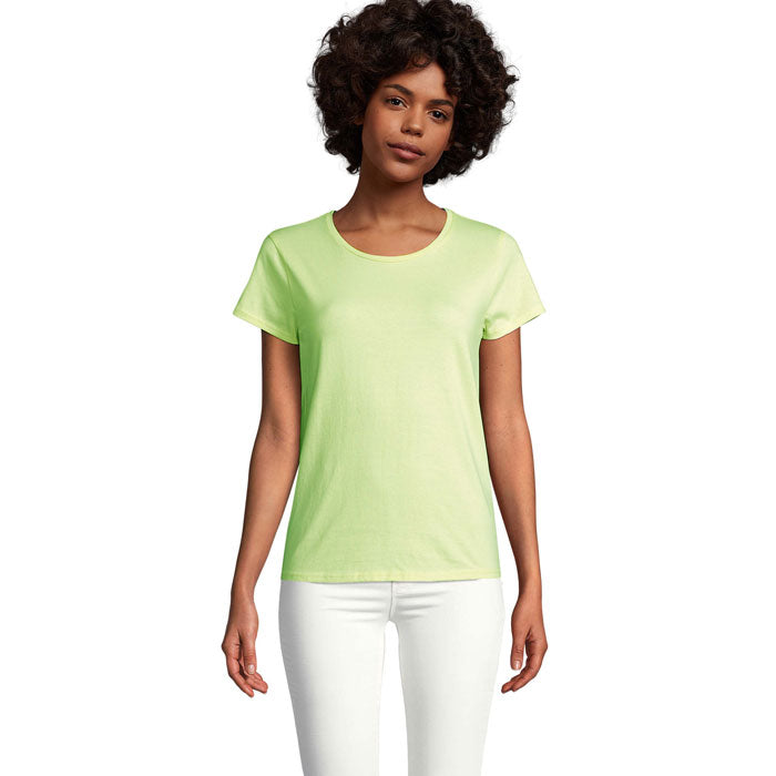 Dames T-shirt, organisch katoen 150 g/m2, apple green