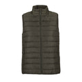 Dames bodywarmer, lichtgewicht met opbergzak, army