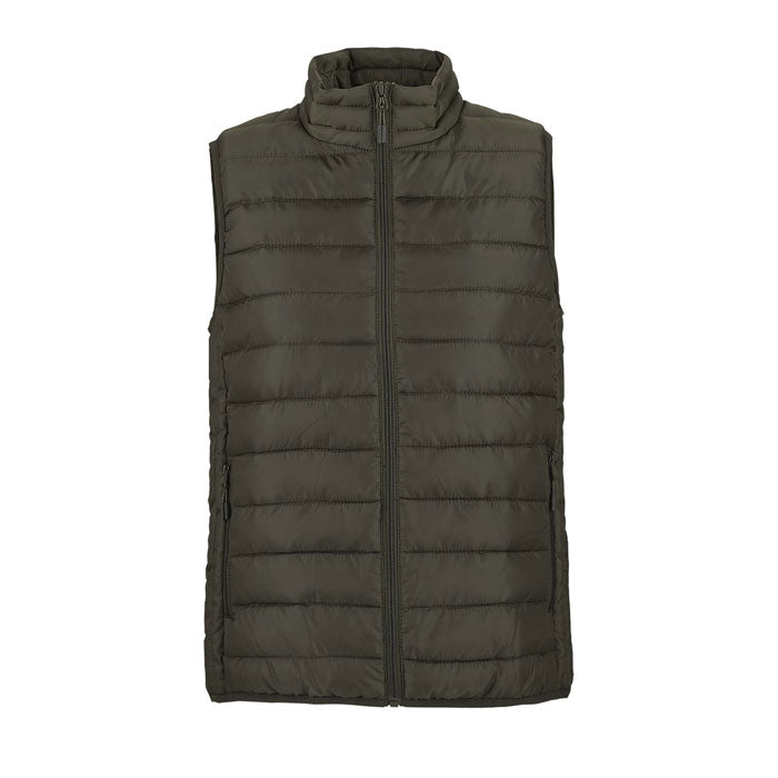 Dames bodywarmer, lichtgewicht met opbergzak, army