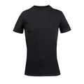Uniseks T-shirt van gerecycled katoen en polyester, gerecycled zwart