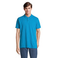 Uniseks polo, nieuwe pasvorm, aqua