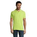Polo heren, piqué 180 g/m², apple green