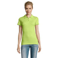 Polo dames, piqué 180 g/m², apple green