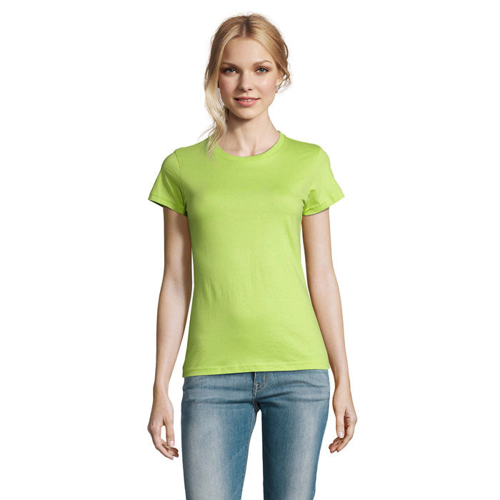 T-shirt dames, jersey 190 g/m², apple green