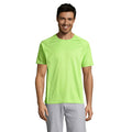 Sport T-shirt met raglanmouwen, ademend polyester, apple green