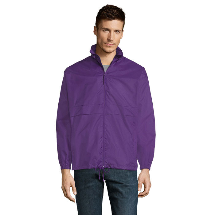 Windbreaker unisex, waterafstotend, donker paars