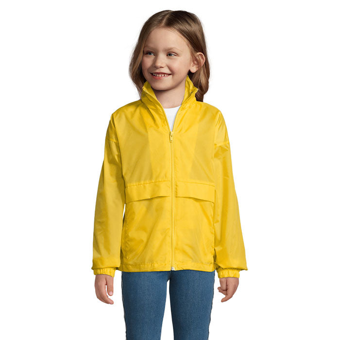 Windbreaker kinderen, waterafstotend, goud