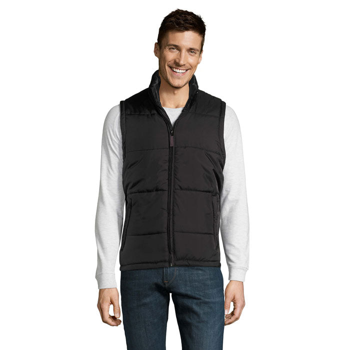 Bodywarmer, gewatteerd, zwart