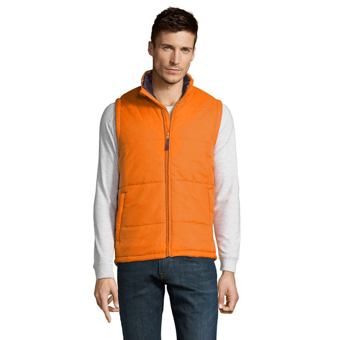 Bodywarmer, gewatteerd, oranje
