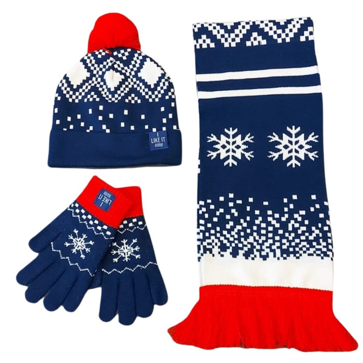 Winterset met sjaal, muts en handschoenen, foto 4