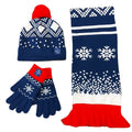 Winterset met sjaal, muts en handschoenen