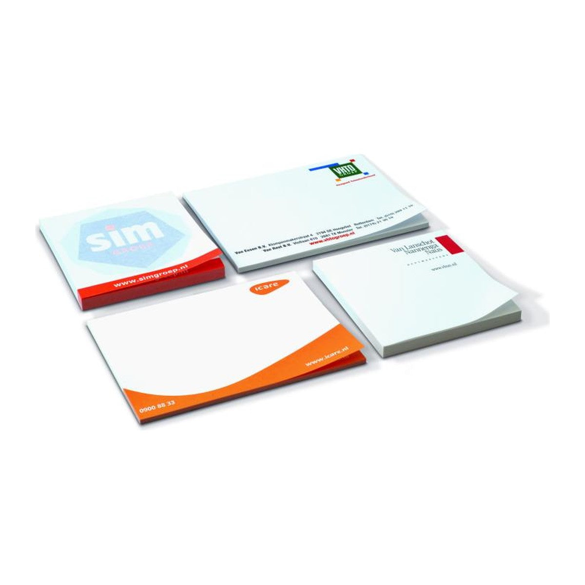 Zelfklevende memoblokjes